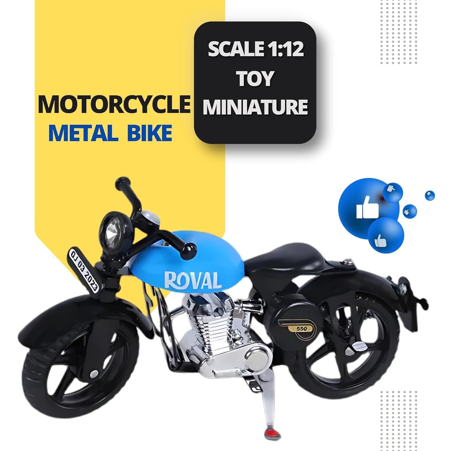 Metal bullet toy Blue