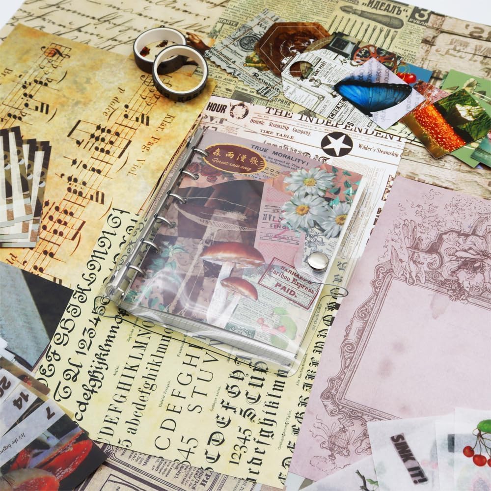 Post Office Mushroom Scrapbook Kit