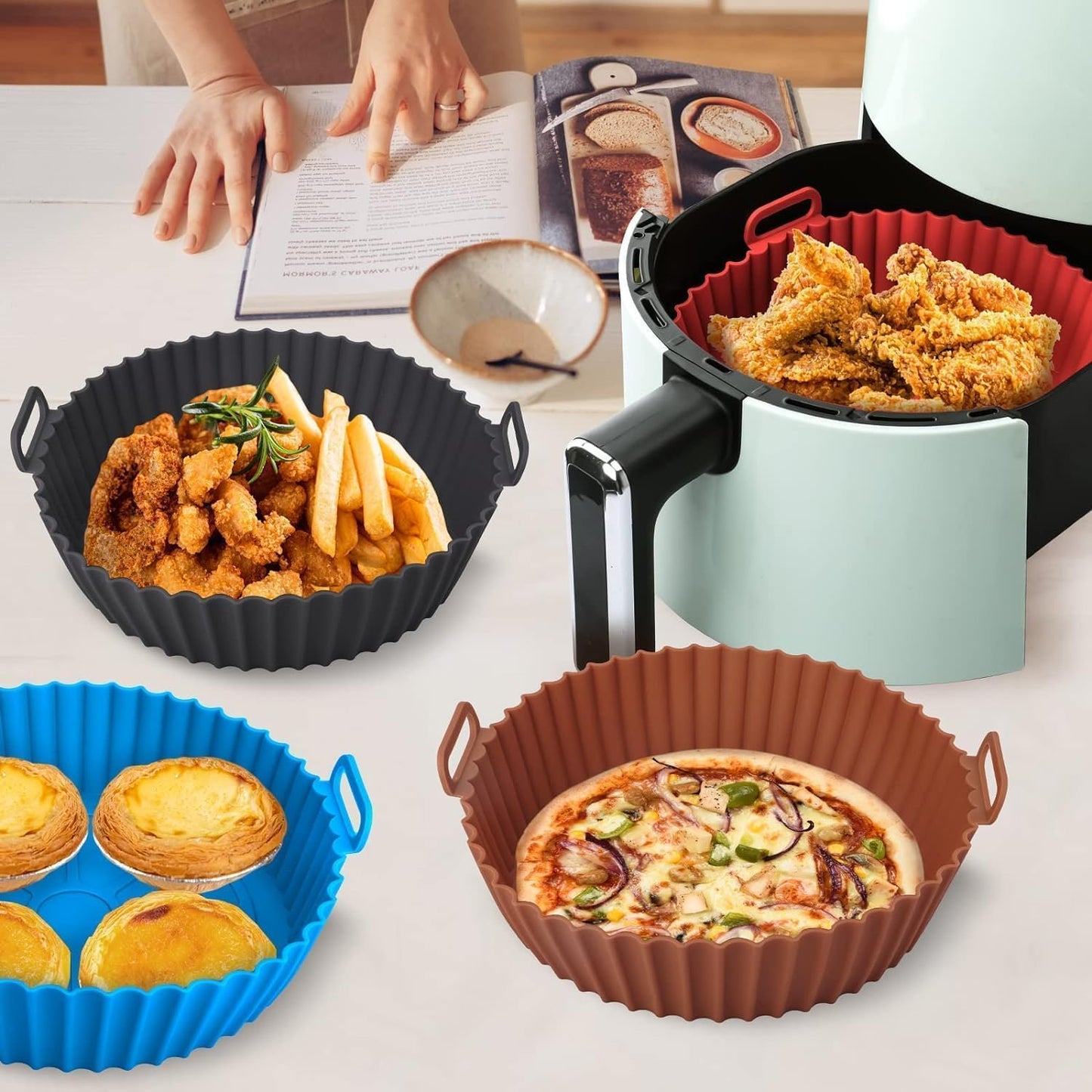 Air Fryer Silicone Pot (pack of 2)
