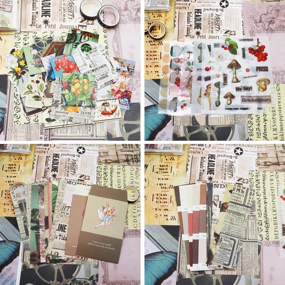 Post Office Mushroom Scrapbook Kit