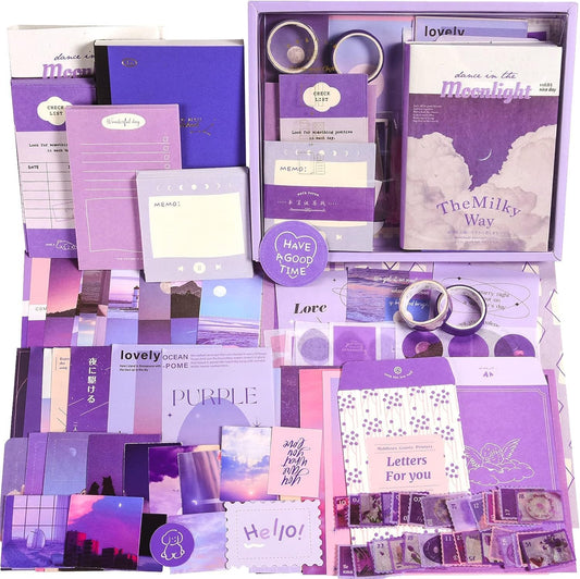 purple (Moonlight) Scrapbook kit