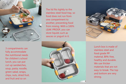 3 Compartment Lunch Box