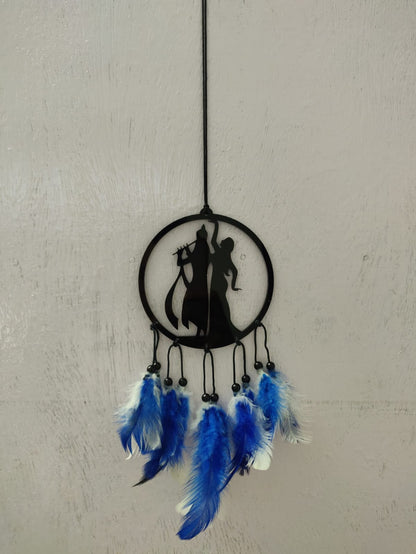 Radhekrishna Dream Catcher for Car's Interior Mirror