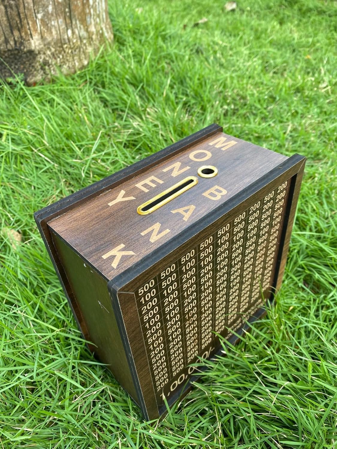 Wooden Money Saving Box Model-1