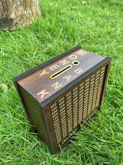 Wooden Money Saving Box Model-1