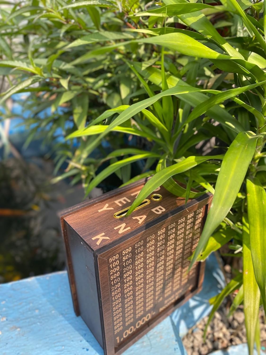 Wooden Money Saving Box Model-1