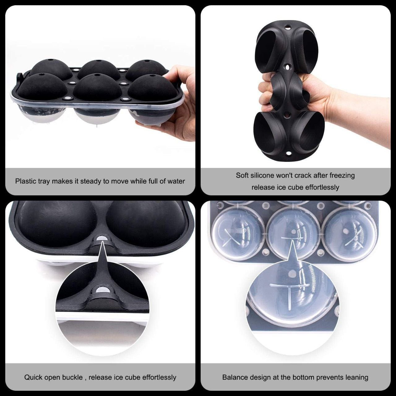 6 BALL ICE CUBE TRAYS