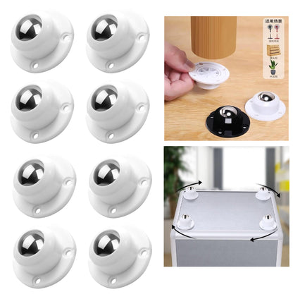 Caster Wheels White