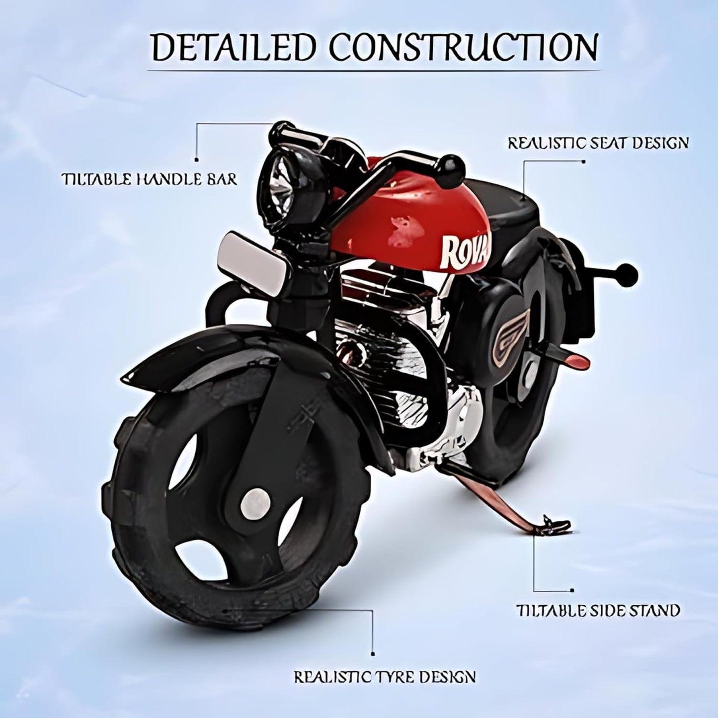 Metal bullet toy Red