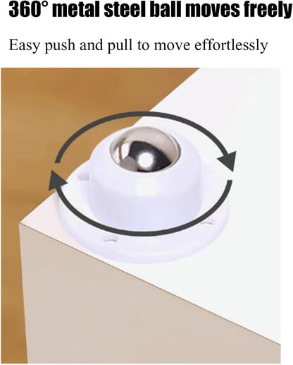 Caster Wheels White