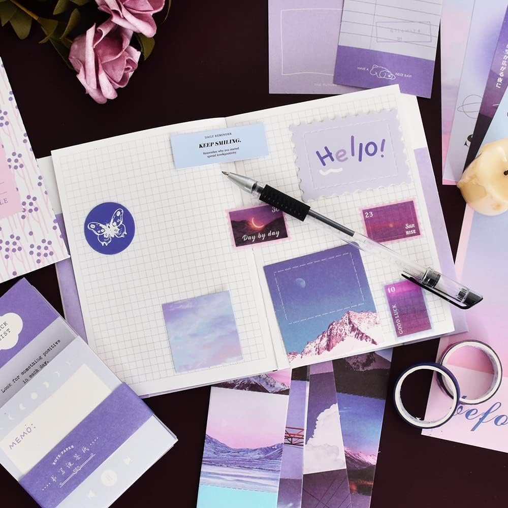 purple (Moonlight) Scrapbook kit