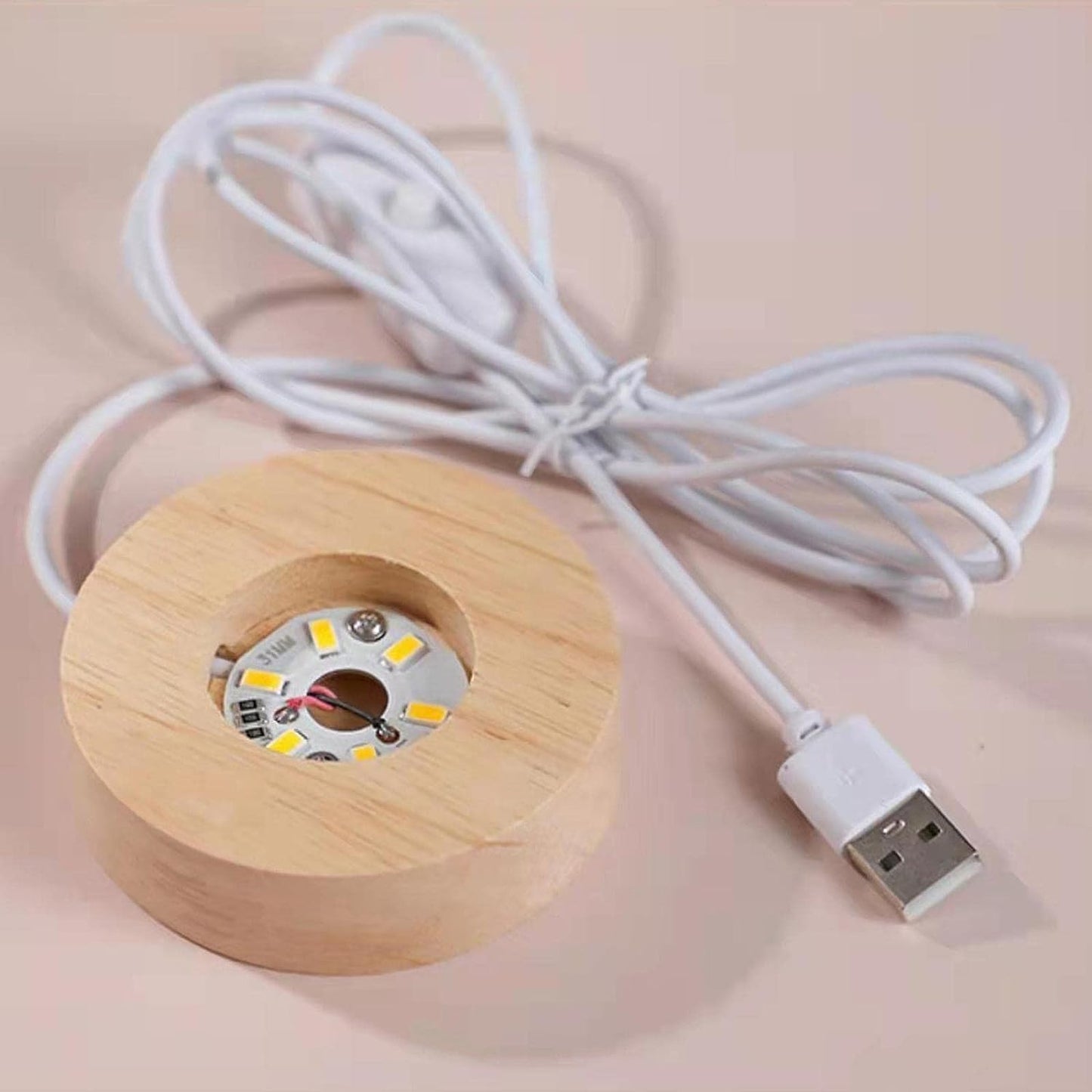 (DOLPHIN) 3D Crystal Ball Night Lamp