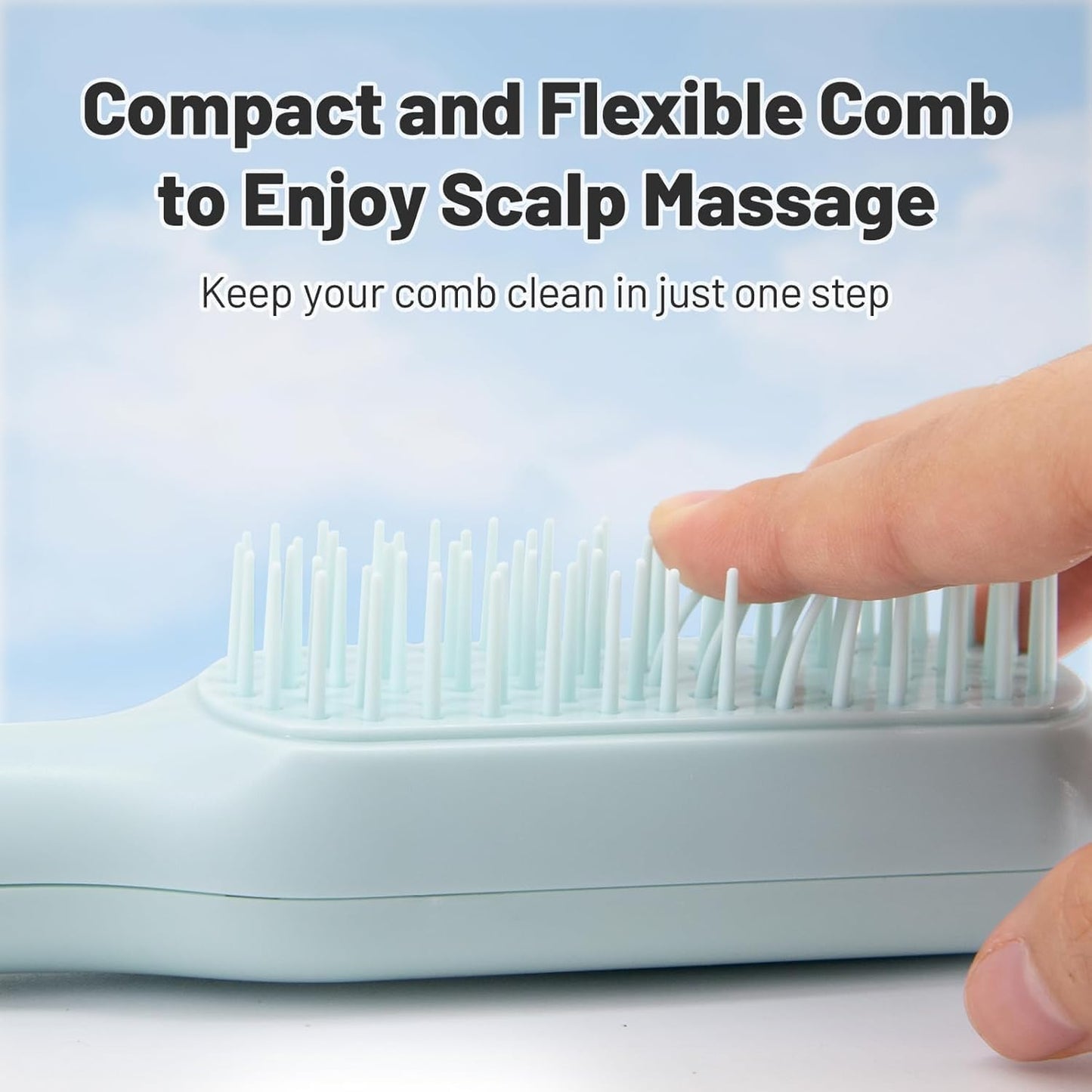 Self Cleaning Hair Brush (Pack Of 2)