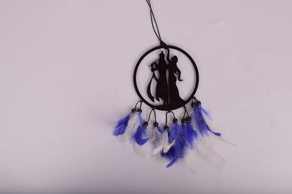 Radhekrishna Dream Catcher for Car's Interior Mirror