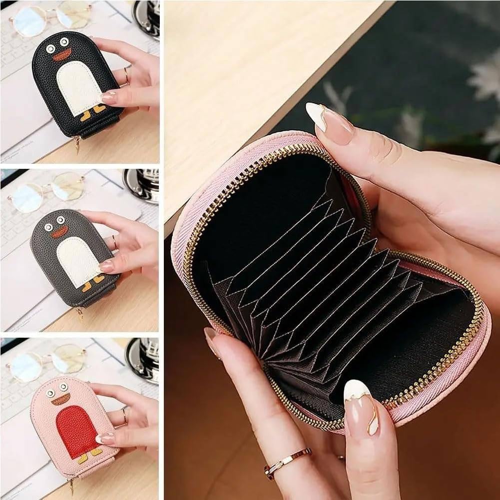 Cartoon Penguin Card Holder