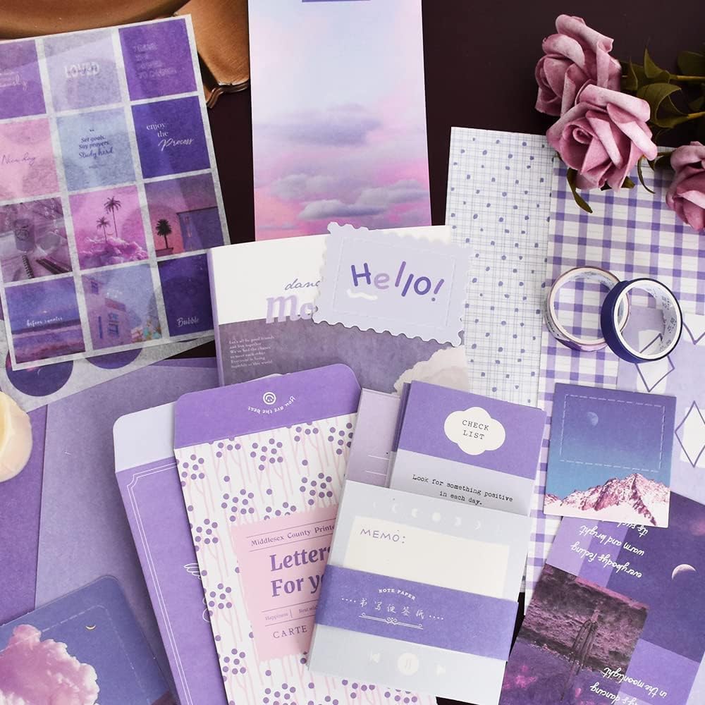 purple (Moonlight) Scrapbook kit