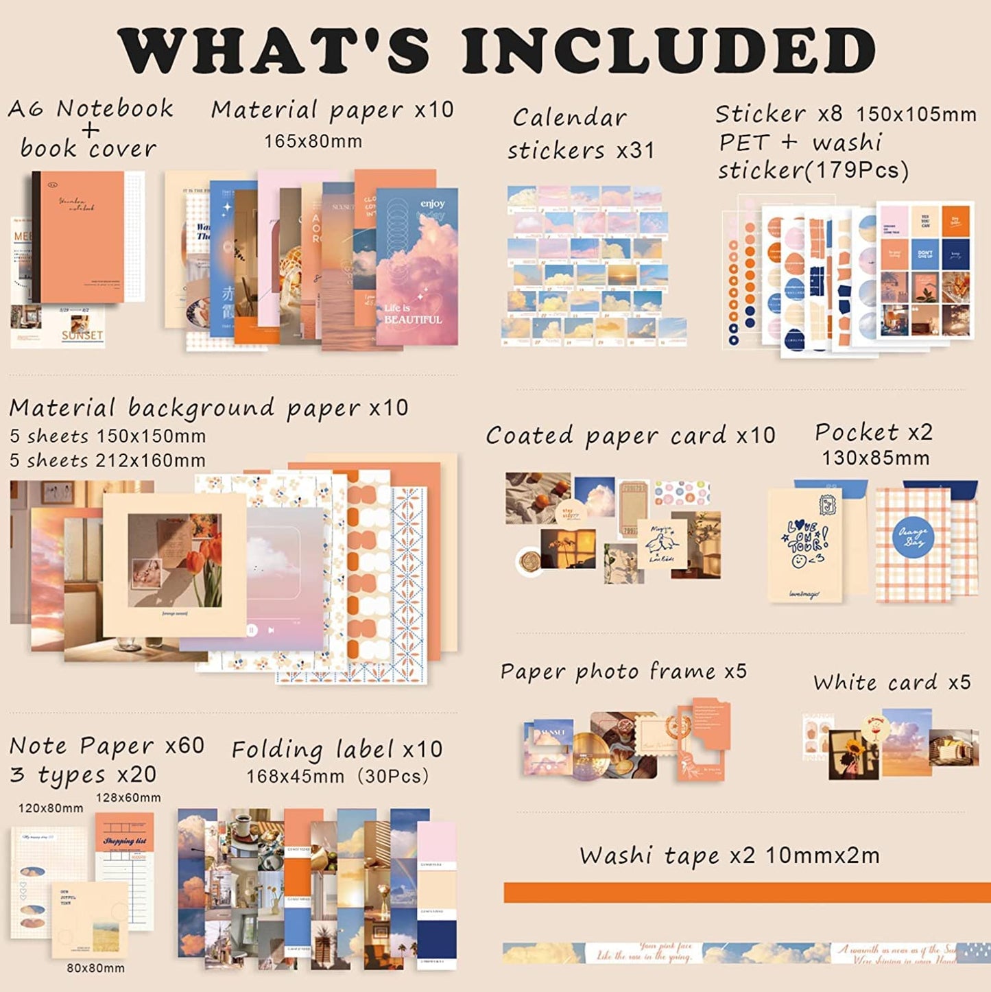 Sunset Scrapbook Kit