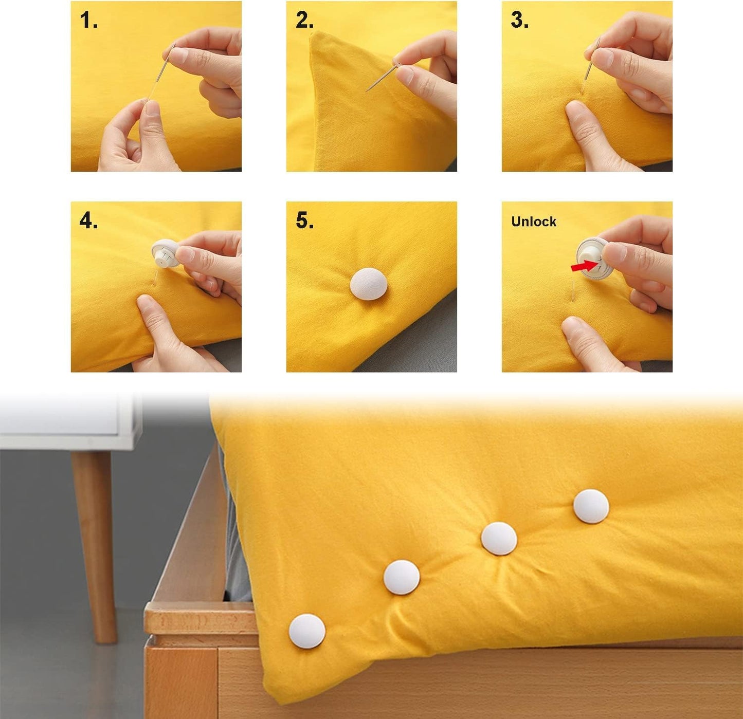 Bedsheet Quilt Clip pcs-6