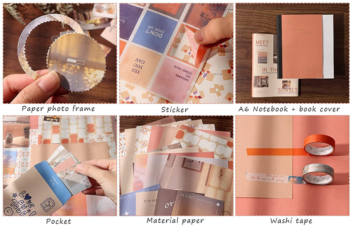 Sunset Scrapbook Kit