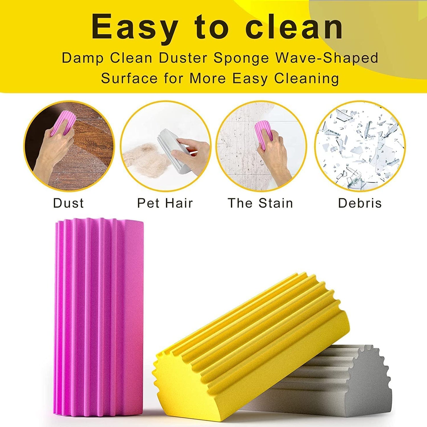 Cleaning Sponge Half Round pcs-2