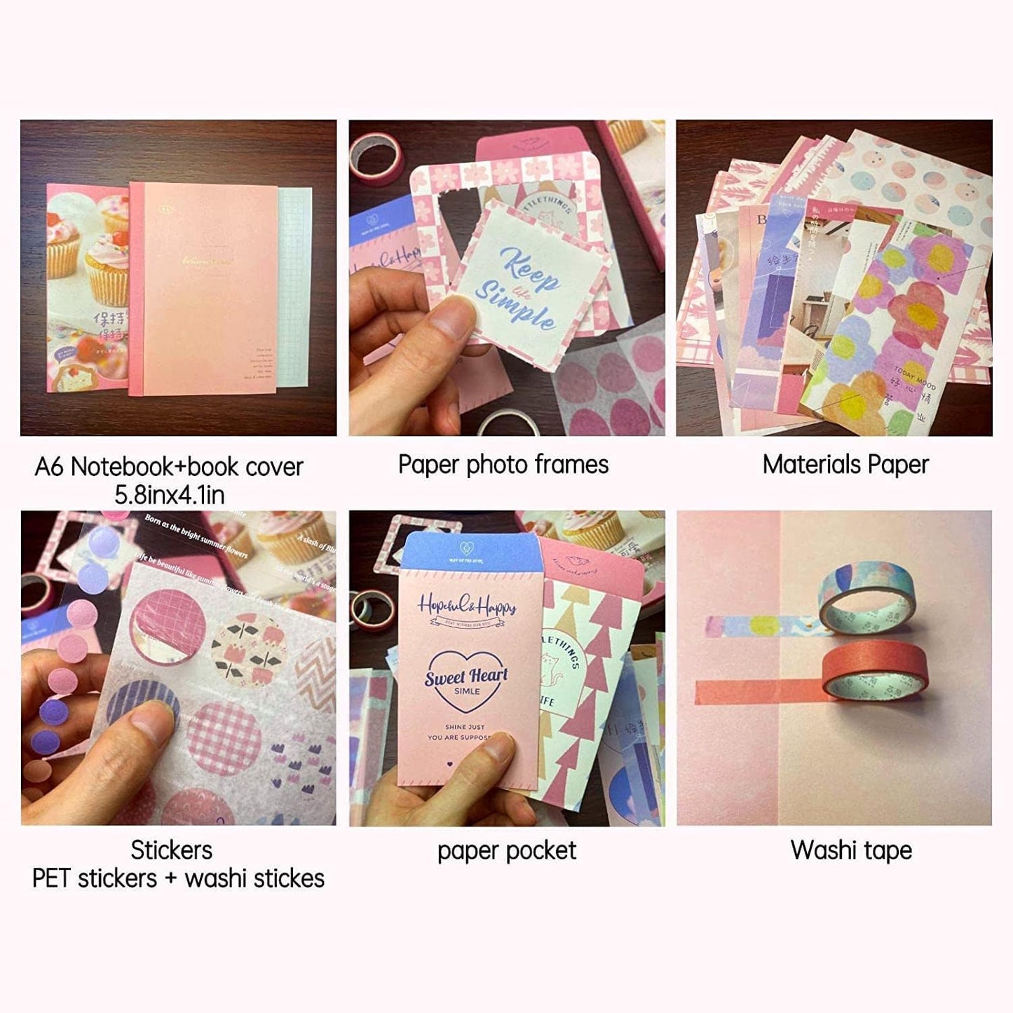Pink ice Creem Scrapbook Kit