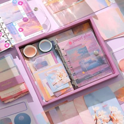 Sunset Glow Dark Scrapbook Kit
