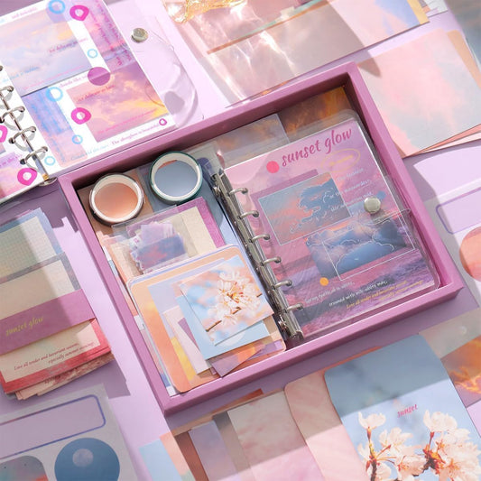 Sunset Glow Dark Scrapbook Kit