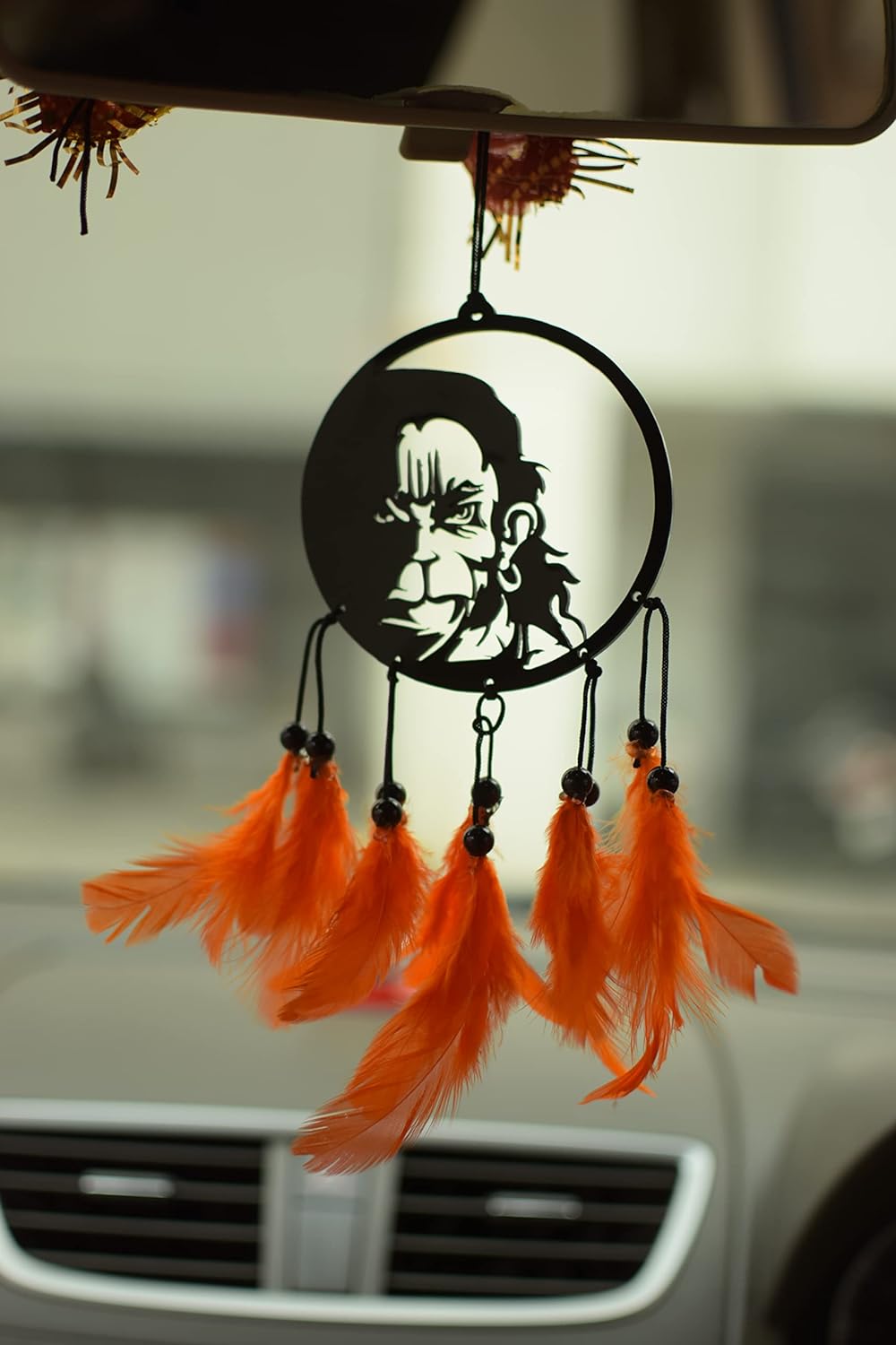 Hanumanji Dream Catcher for Car's Interior Mirror