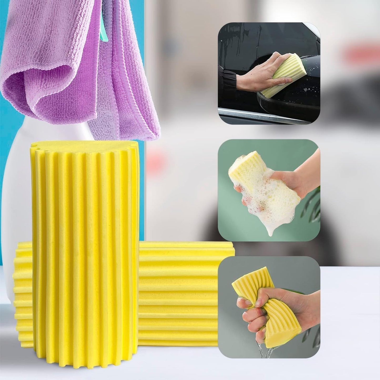 Cleaning Sponge Half Round pcs-2