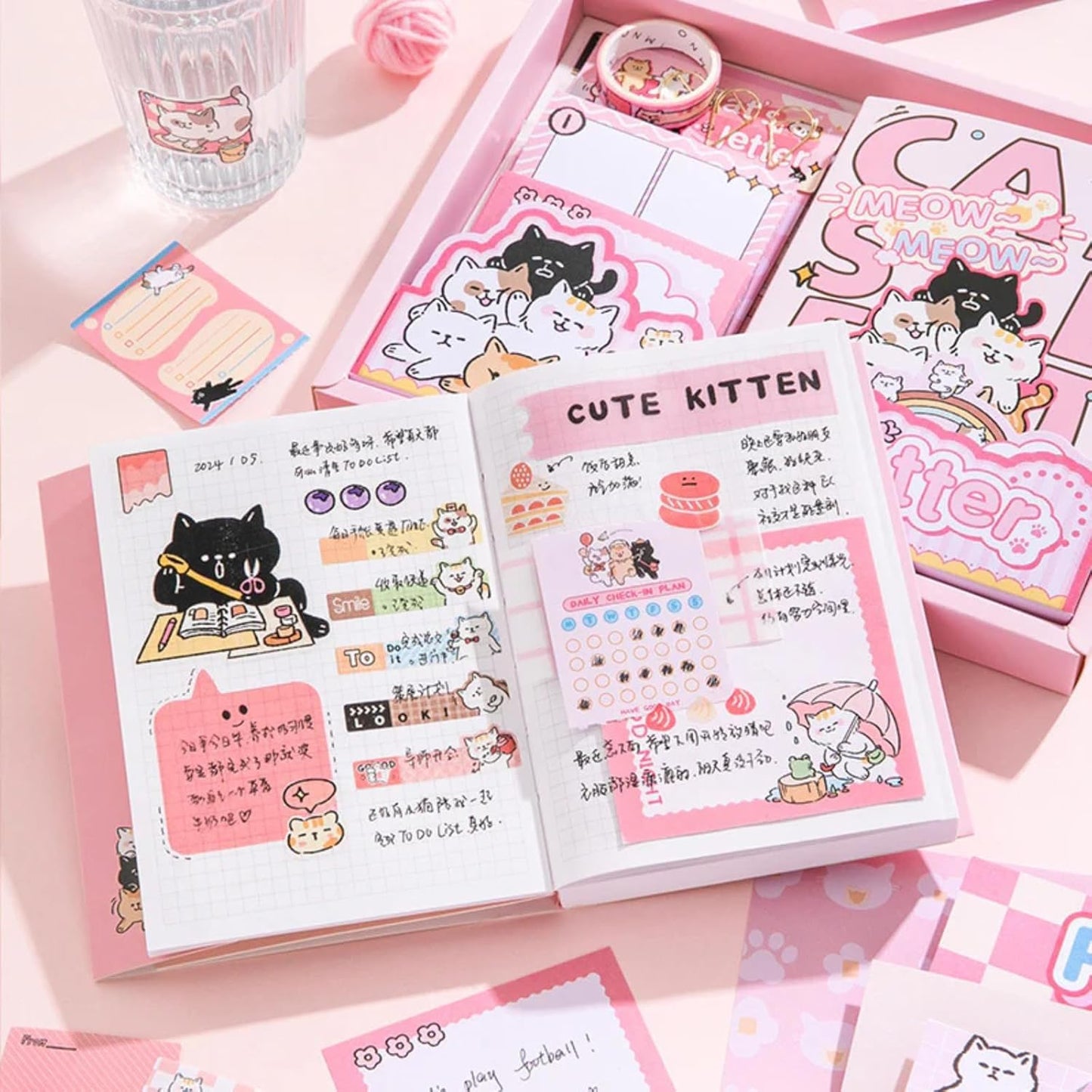 Cats Letter Scrapbook Kit