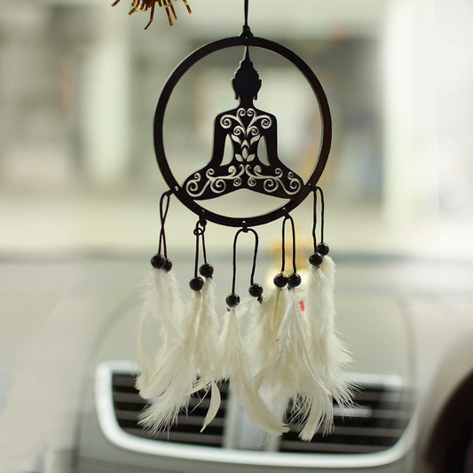 Buddha Dream Catcher for Car's Interior Mirror