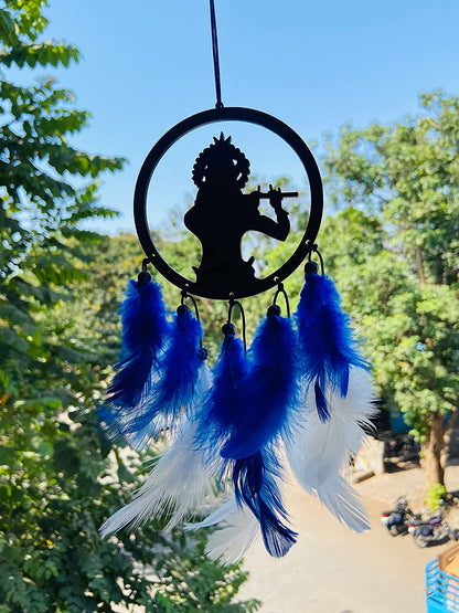 Krishna Dream Catcher for Car's Interior Mirror