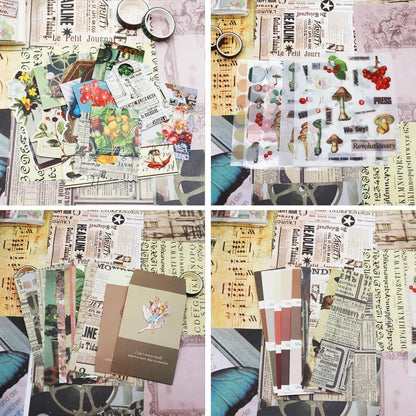 Post Office Mushroom Scrapbook Kit