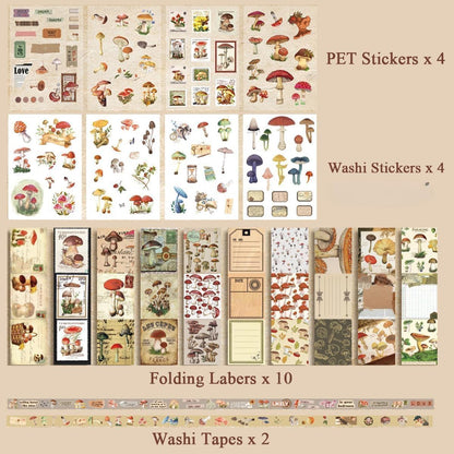 Mushroom Scrapbook Kit