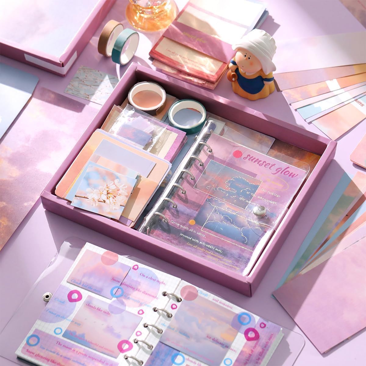 Sunset Glow Dark Scrapbook Kit