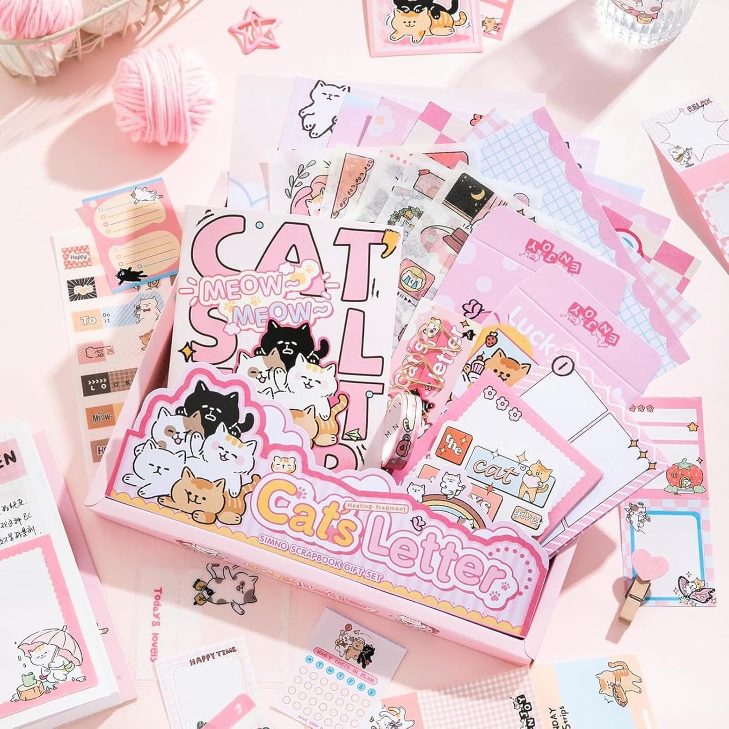 Cats Letter Scrapbook Kit