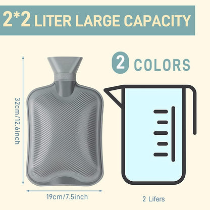 2 LITER RUBBER HOT BAGS