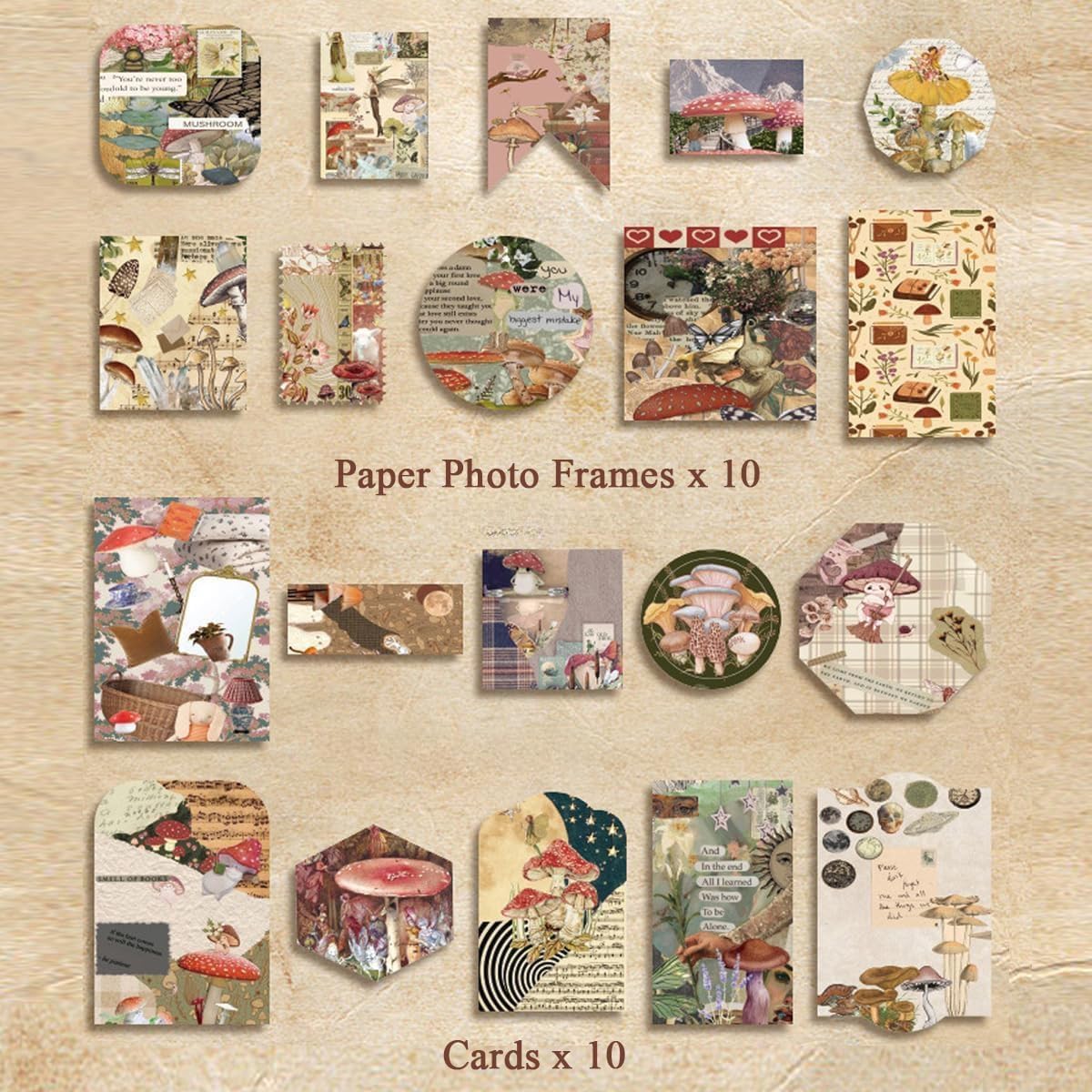 Mushroom Scrapbook Kit
