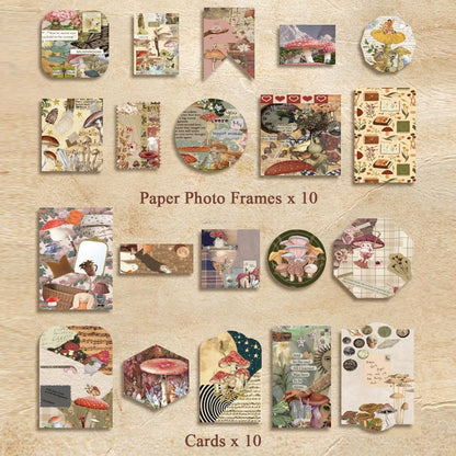 Mushroom Scrapbook Kit