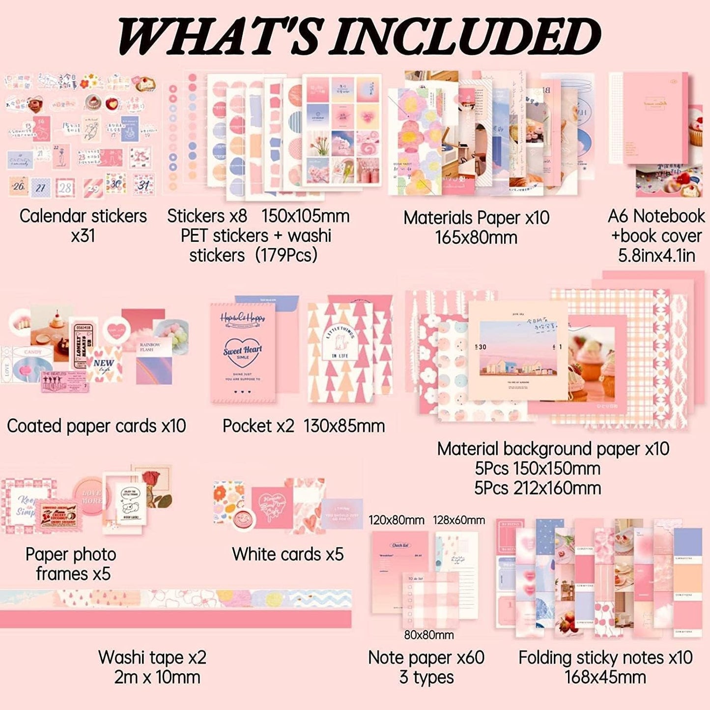 Pink ice Creem Scrapbook Kit