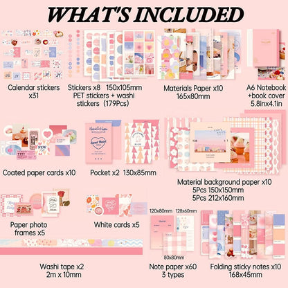 Pink ice Creem Scrapbook Kit