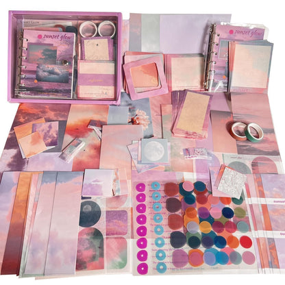 Sunset Glow Dark Scrapbook Kit