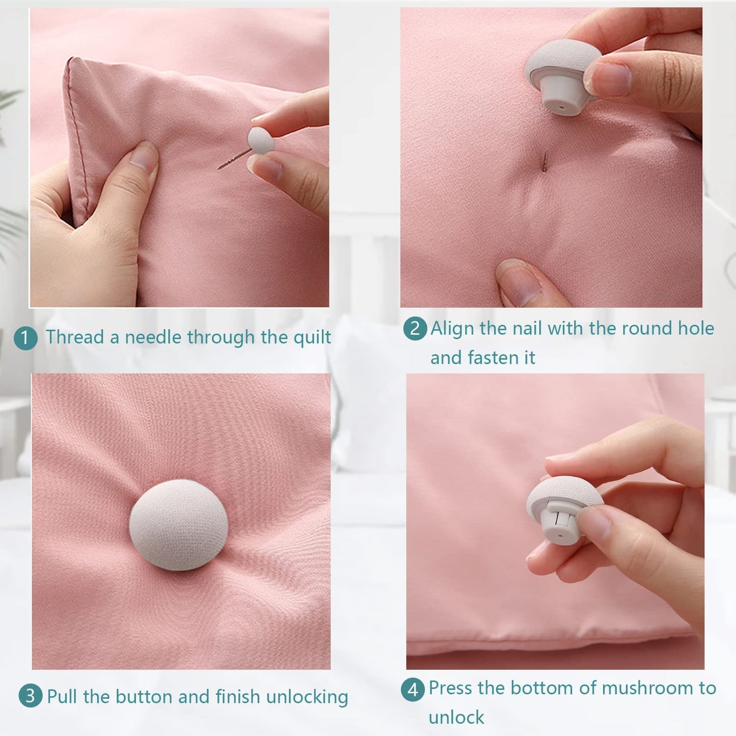 Bedsheet Quilt Clip pcs-6