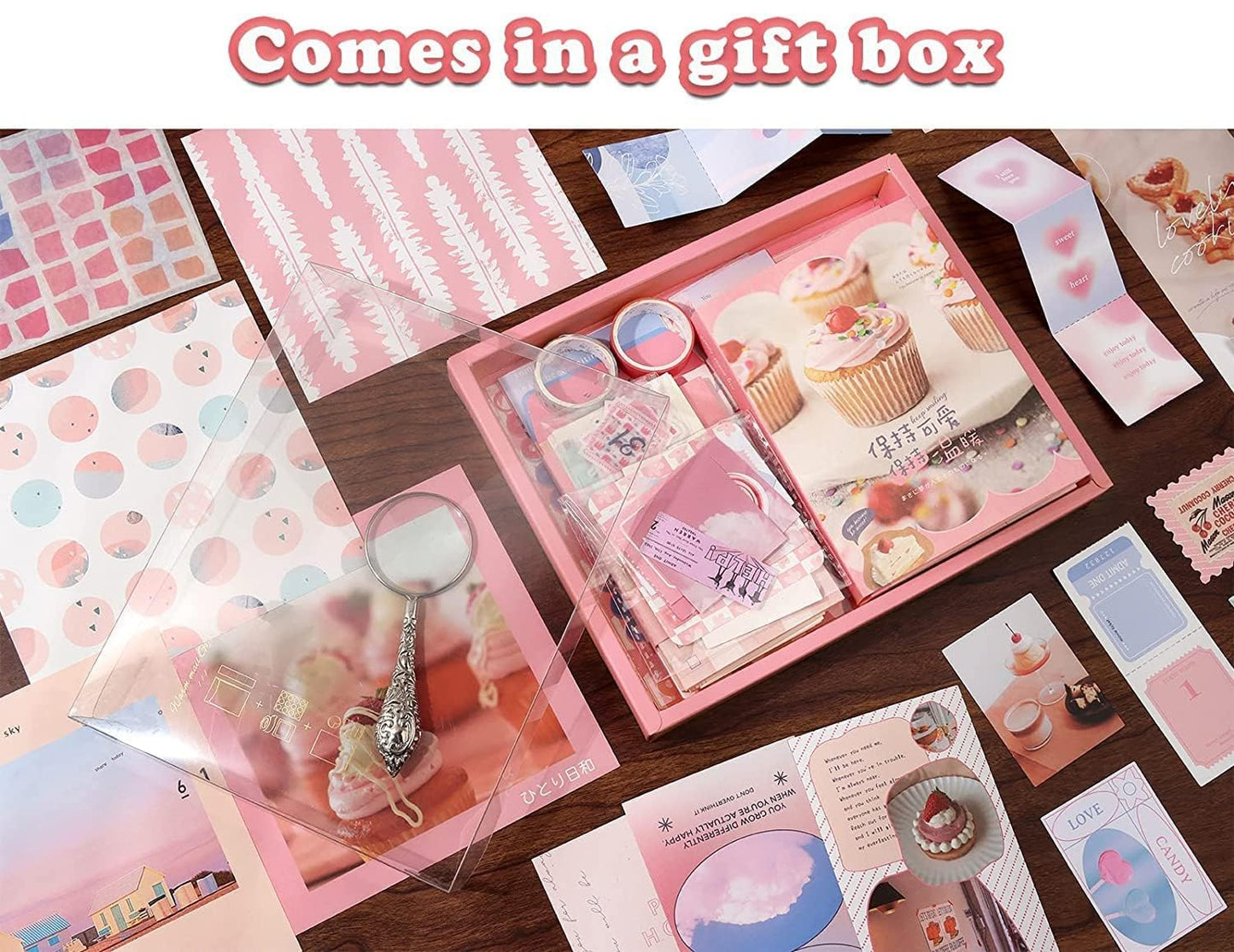 Pink ice Creem Scrapbook Kit
