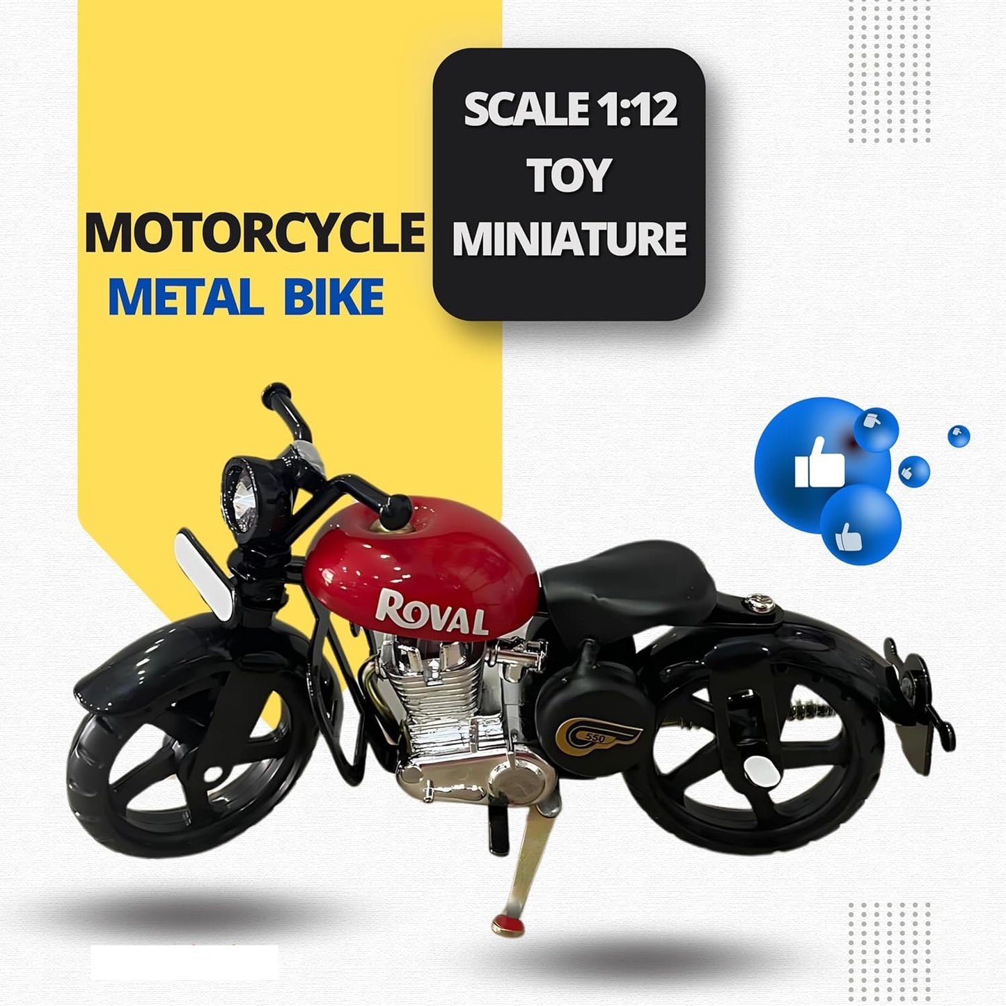 Metal bullet toy Red