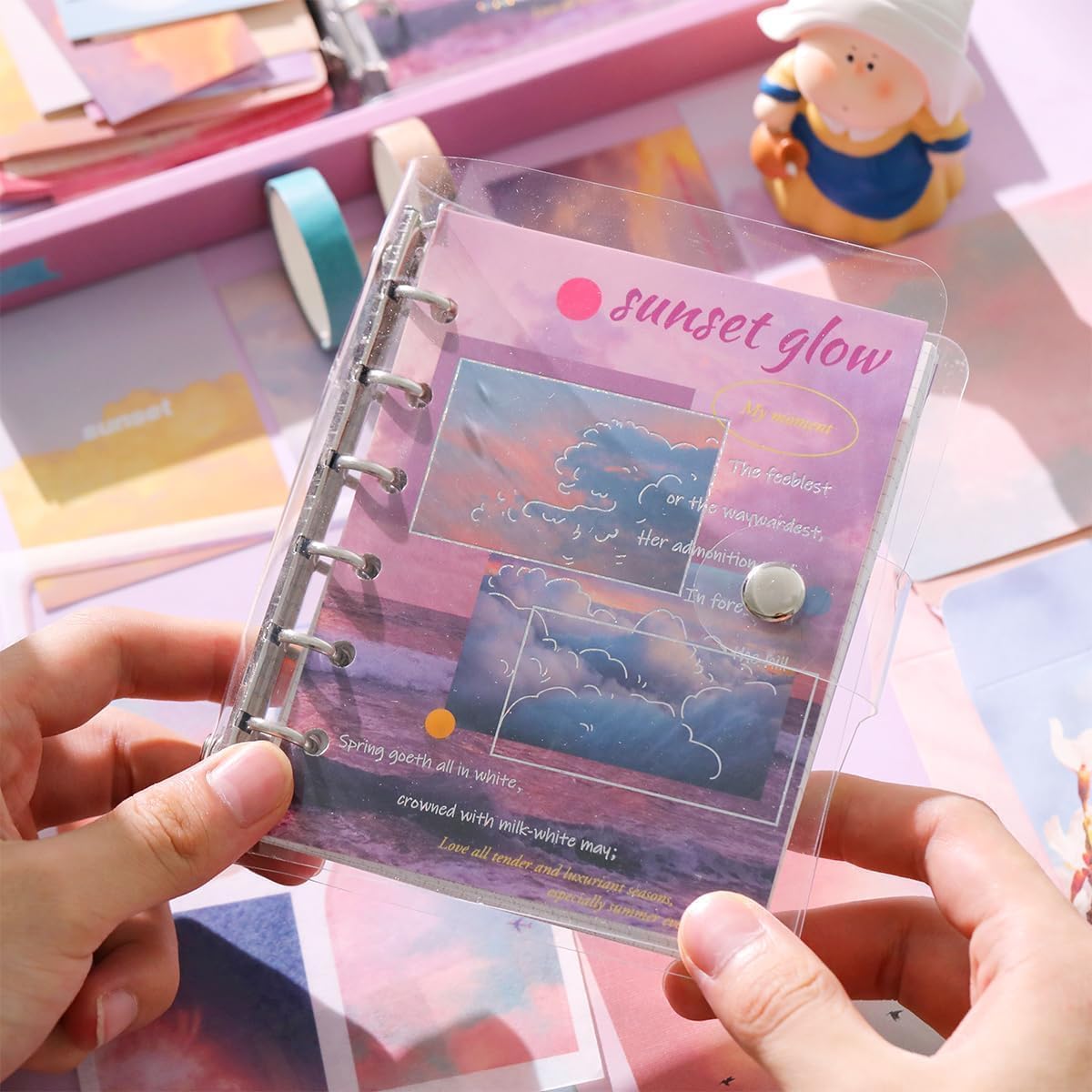 Sunset Glow Dark Scrapbook Kit