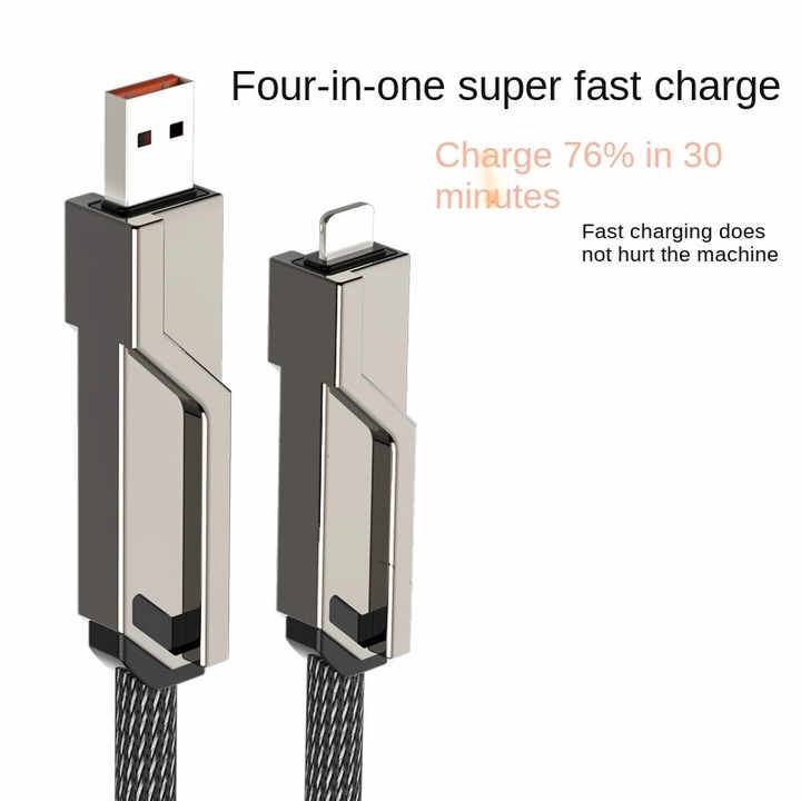 4 in 1 Fast Charging Data Cable