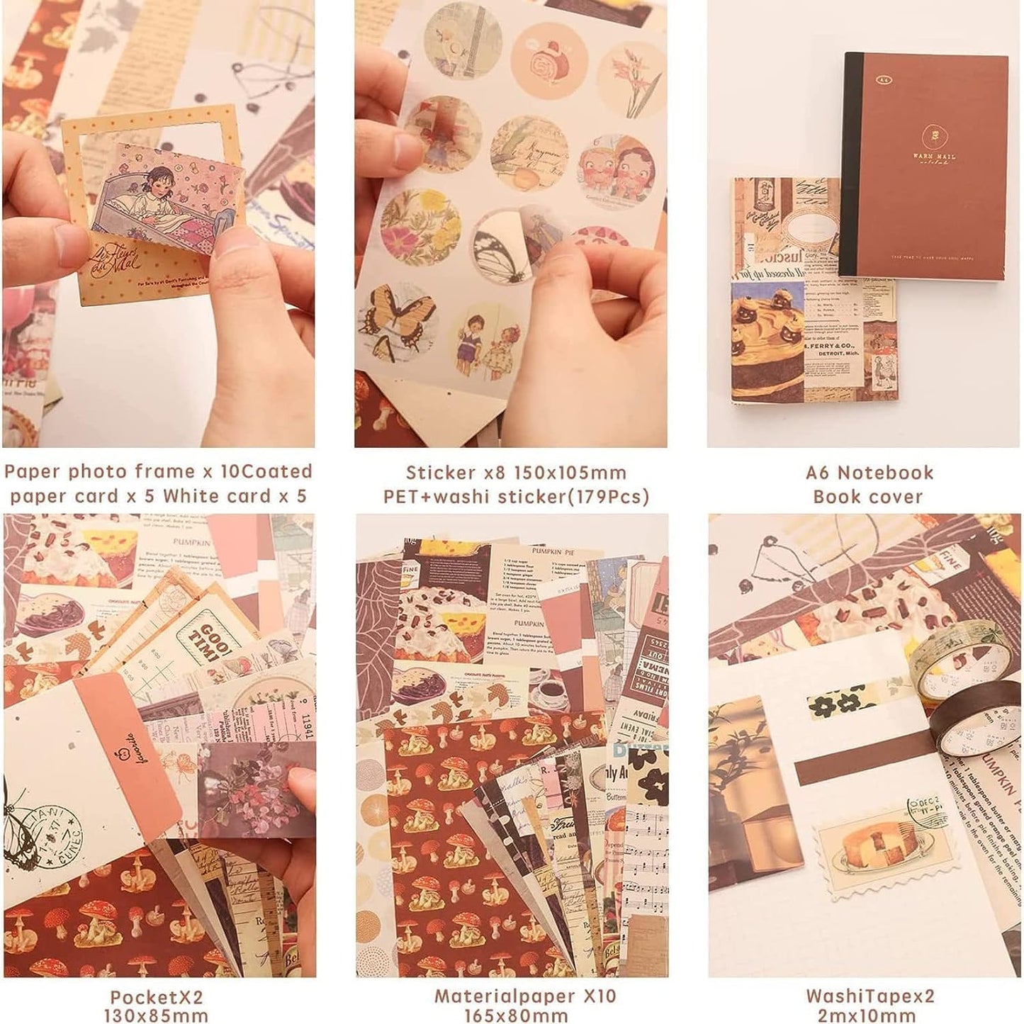 Brown Scrapbook Kit