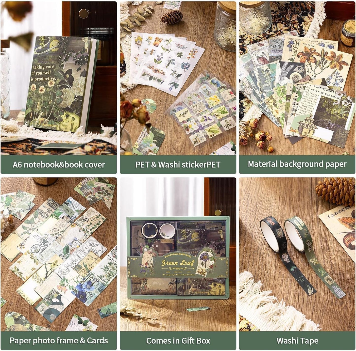 Nature Green Scrapbook Kit