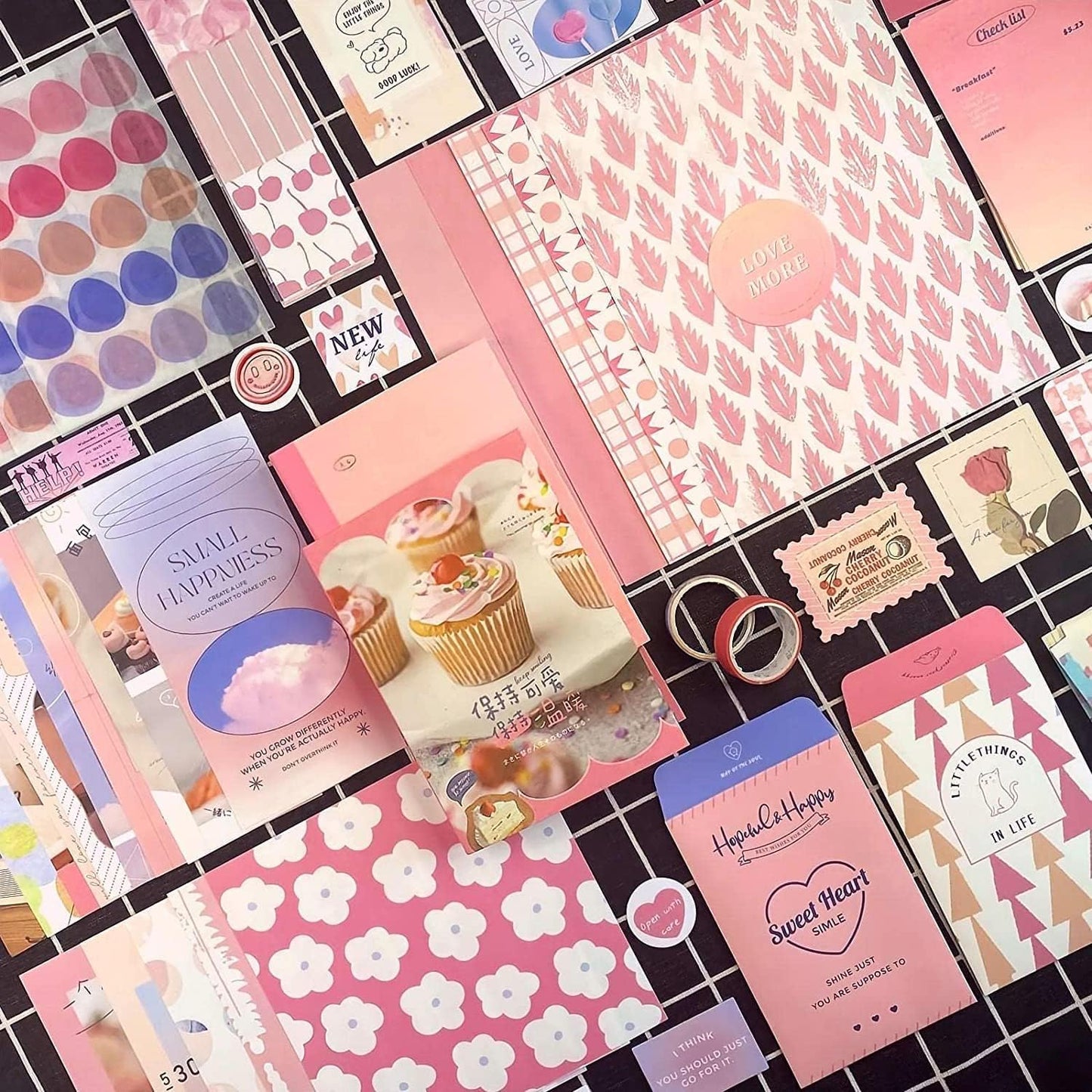Pink ice Creem Scrapbook Kit